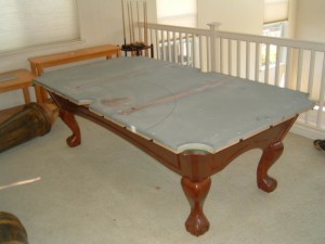Proper pool table moving process in Boise Idaho